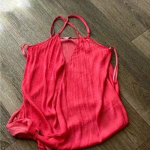 Elegant Pink/orangeWomen's Top